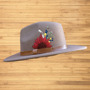 Fall Floral Hat